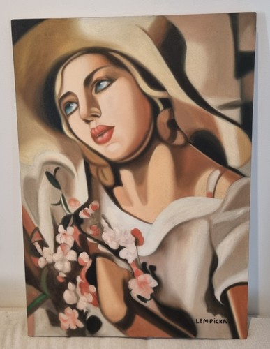 Tamara lempicka handmade oil - lempicka.,