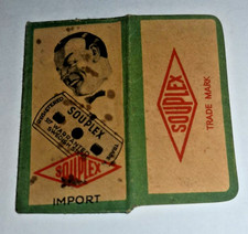"SOUPLEX"-  Lametta da collezione Hojas de afeitar Vintage Razor blade