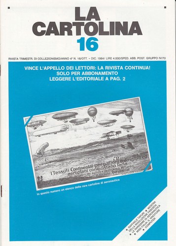 Cartolina rivista - n.16,