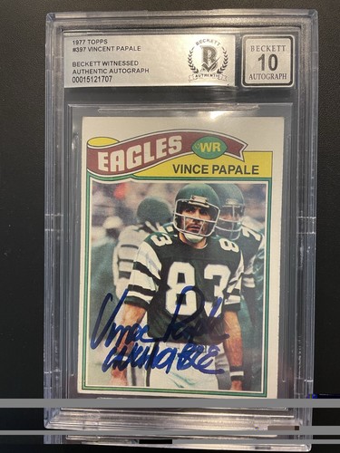 Autografo vince papale firmato - autografo,