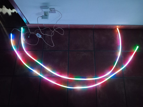 Coppia luci led neon rgb - coppia,
