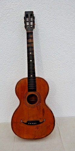 Vecchia chitarra passeggio - vecchia, da