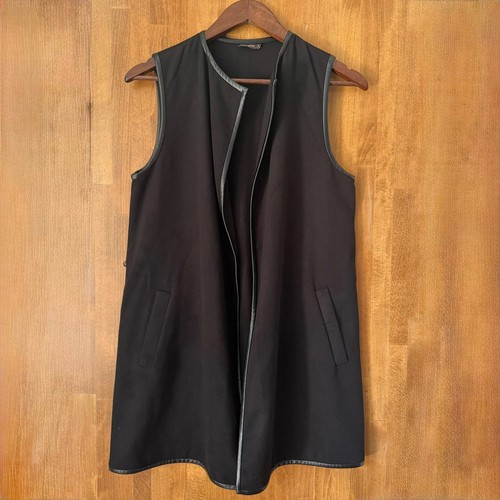 Gilet mclaughlin nero lungo - gilet,