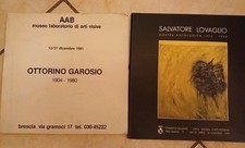 2 Cataloghi Mostre Pittori