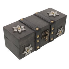 Cassetta Legno Vintage Scatola Porta Oggetti Piccola Cassa Del Pirata