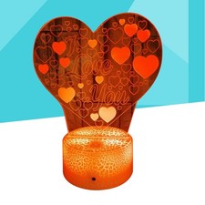  Lampada Portatile Luci Festa Bella Luce Notturna Lampade Per Notturne LED Cuore