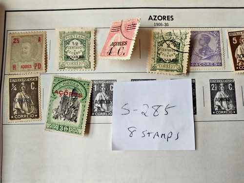 Francobolli esteri azzorre pre - francobolli,