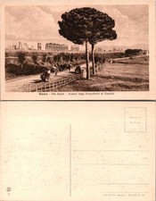 Vintage Rome Postcard Via