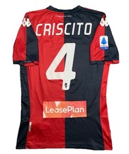 MAGLIA CALCIO GENOA CRISCITO MATCH WORN PREPARATA INDOSSATA KAPPA 2019/20 SHIRT