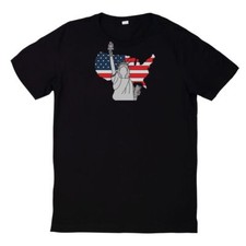 T-Shirt Cool USA con Bandiera