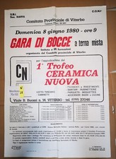 Poster manifesto gara bocce - manifesto,