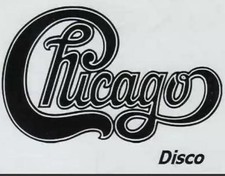 CHICAGO DISCO ADESIVO  DISCOTECA anni 80