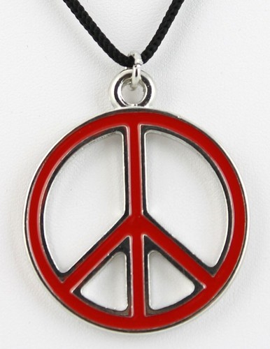 Collana ciondolo metallo - collana, pace
