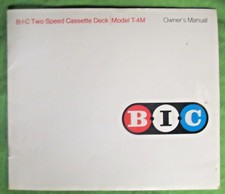 BIC T 4M CASSETTE DECK OWNER