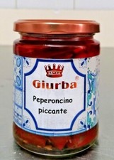 PEPERONCINO PEPERONCINI  PICCANTE SOTT' OLIO vaso rotondo  314 g 
