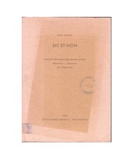 Sic et Non: Kritisches