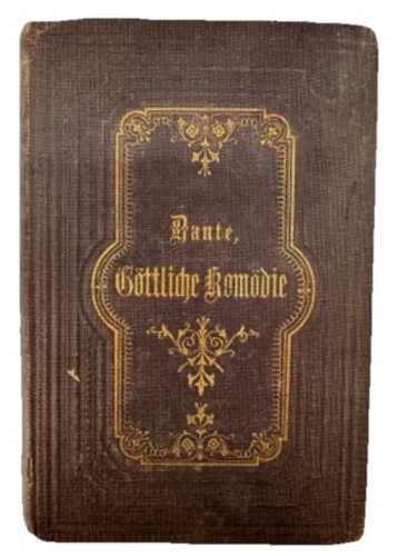 Antique german dante divine - antique,