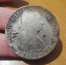 8 REALES 1801 - CARLO IV -