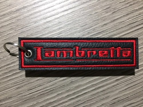 Portachiavi ricamato lambretta - portachiavi,