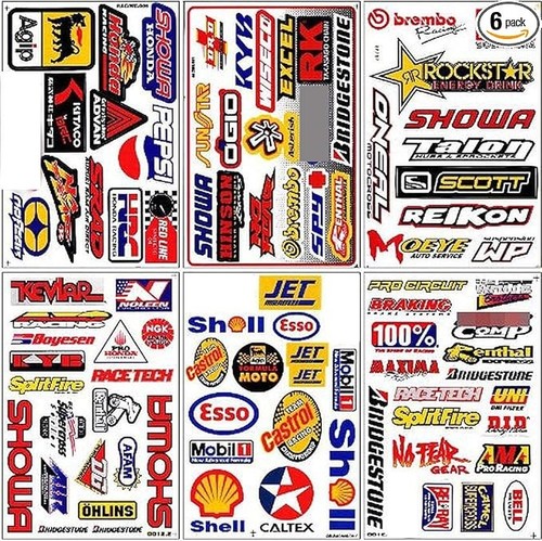 Set adesivi racing - set,