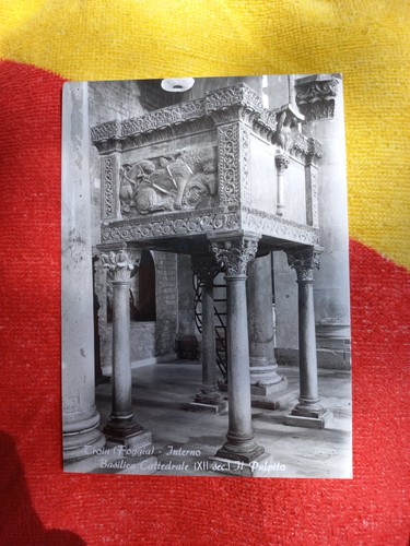 Cartolina troia foggia interno - cartolina,