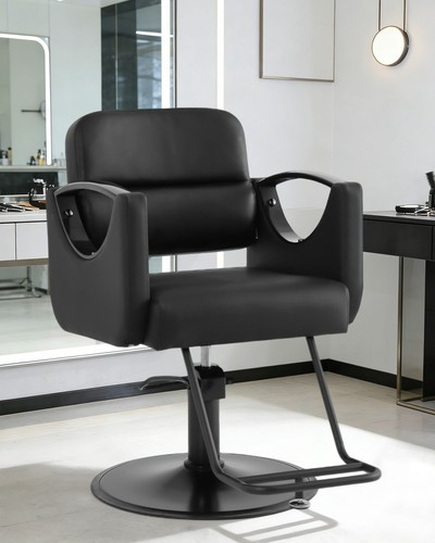 Sedia barbiere nera - sedia,