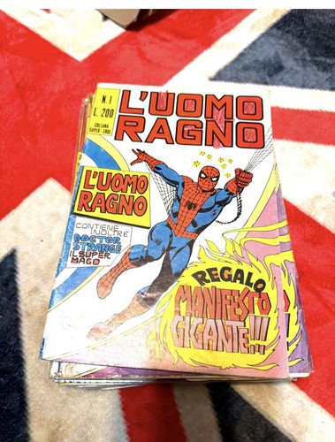 Uomo ragno lotto - ragno, primi