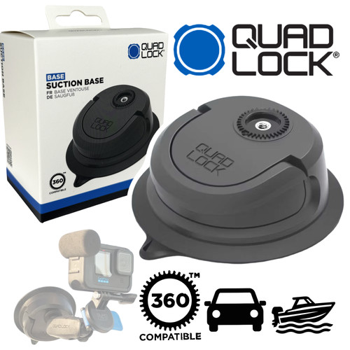 Quad lock suction base 360 - base,