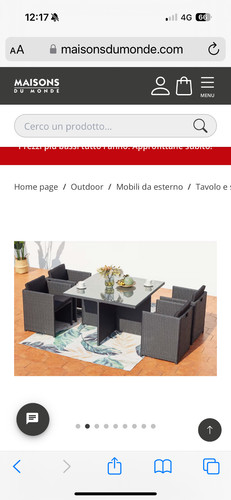 Tavolo giardino maison - tavolo,
