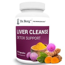 Dr. Berg Liver Cleanse Detox Capsule con Miscela Unica di Cardo Mariano Bue Bile...