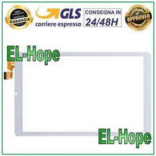 TOUCH SCREEN VETRO TABLET HAMLET ZELIG PAD 412W XZPAD412W 10.1" ORIGINALE BIANCO