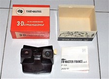 VIEW MASTER 3-DIMENSION Model E Viewer Visonneuse Bachelite Visore Sawyer's 3D