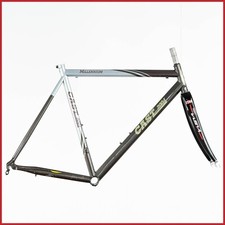 BELLESI MILLENNIUM TELAIO ACCIAIO ITM VISTA FORCELLA FIBRA DI CARBONIO STRADA CORSA BICI