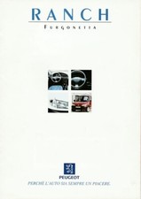 BROCHURE PEUGEOT Ranch Fourgonetta - year? - Italian - con allegato colori,...