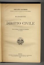 Elementi di diritto civile. Terza edizione riveduta ed ampliata.