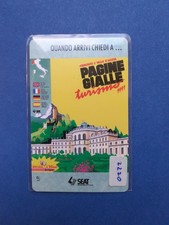 Schede telefoniche ITALIA pagine gialle cat. C&C 2220  10000 £ PIEMONTE V. AOSTA