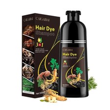 Hair dye shampoo 3in1 black 
