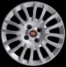 SET DI 4 COPRICERCHI 15" FIAT PUNTO EVO - BORCHIE COPRI RUOTA 15PU CON LOGO