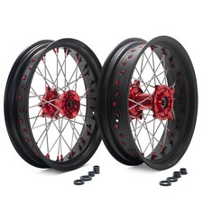 17"x3.5"/4.25" Supermoto Cerchi Ruote per Honda CRF 250RX 19-24 CRF 450 RX 17-24