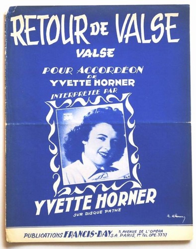 Partition vintage sheet - , music