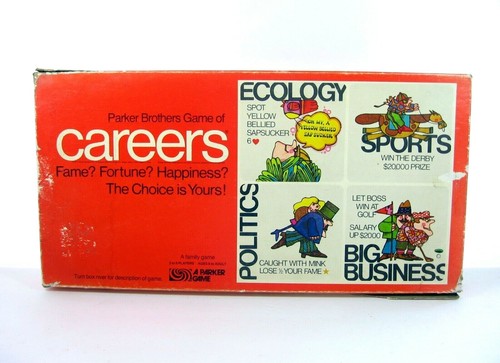 Careers parker brothers 1971 - careers,