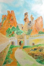 Dipinto ad olio espressionista