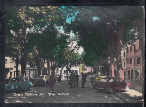 Cartolina nocera umbra - cartolina, viale