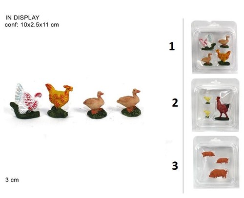 Set animali fattoria - set,
