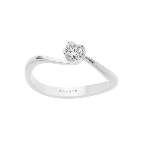 Anello solitario petali - solitario,