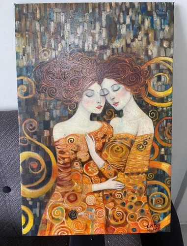 Gustav klimt dipinto - gustav, olio