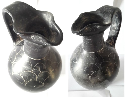 Talismano nero vaso - , bucchero