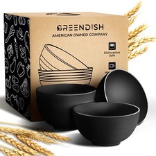 Set 4 ciotole in paglia di