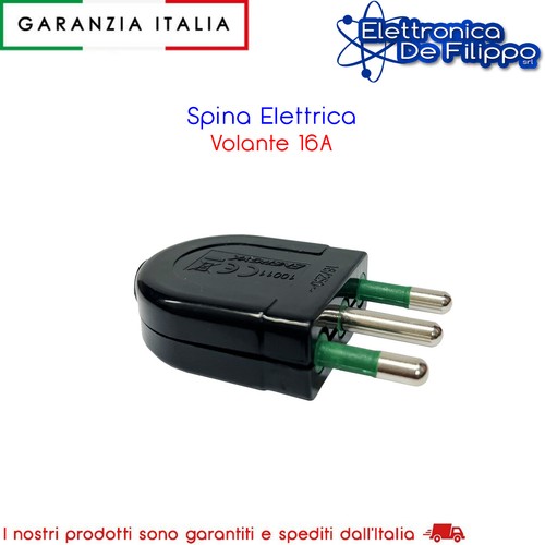 Spina elettrica volante 16a - spina,