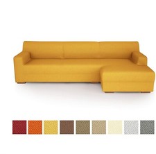 Copridivano elasticizzato con Penisola a sinistra angolare - Varie misure AA353